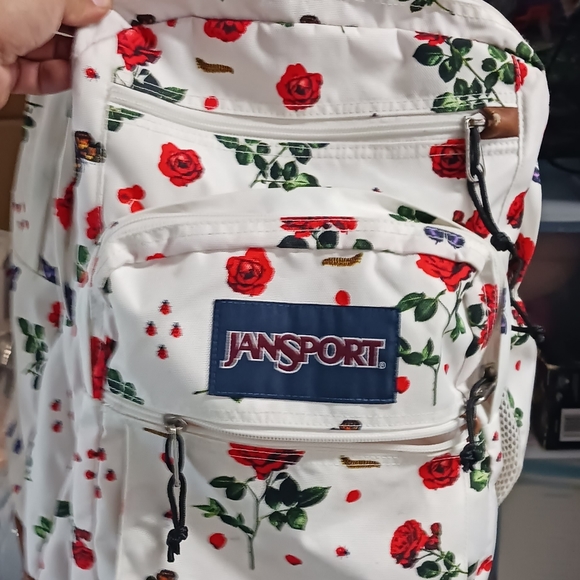 Jansport Bags Jansport Rose And Butterfly Backpack Poshmark